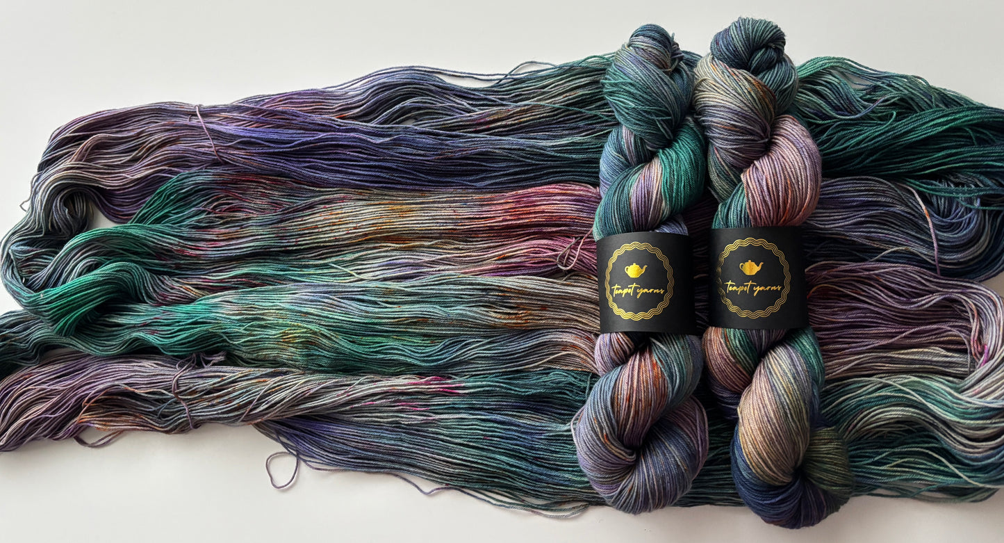 Merino 4ply Sock - Mermaid Pool