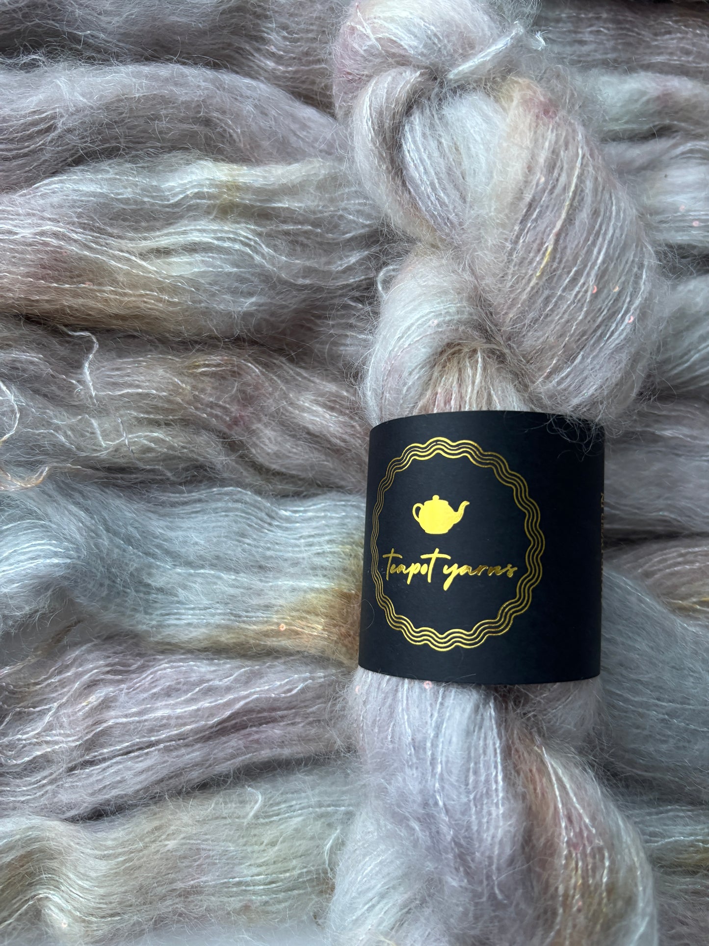 Mohair Silk Lace Sequins - Morning