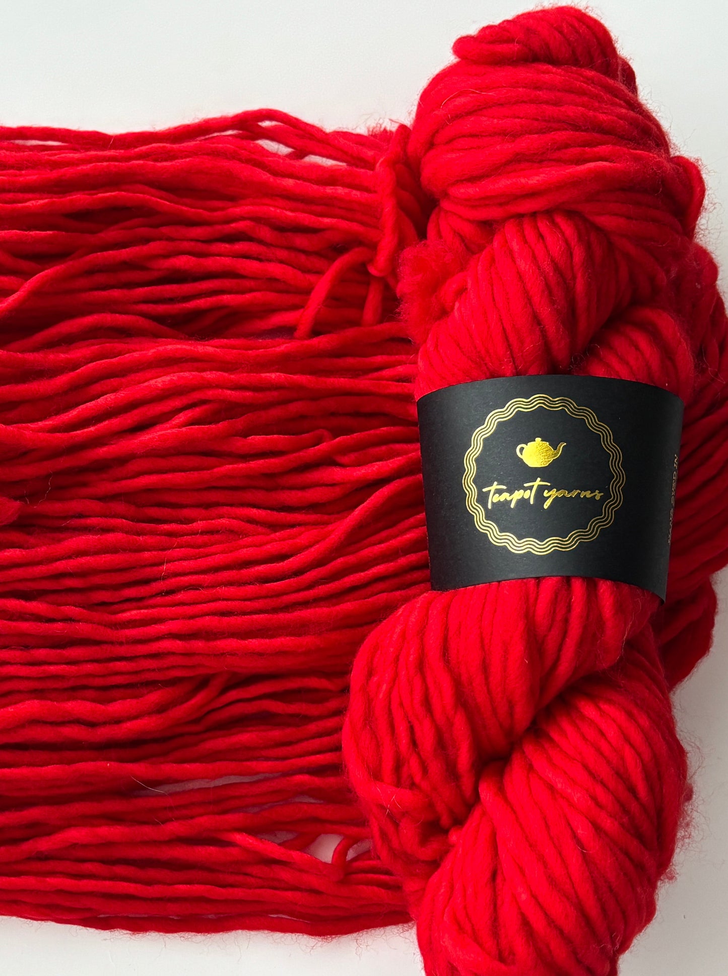 Merino Chunky Singles - Big Red