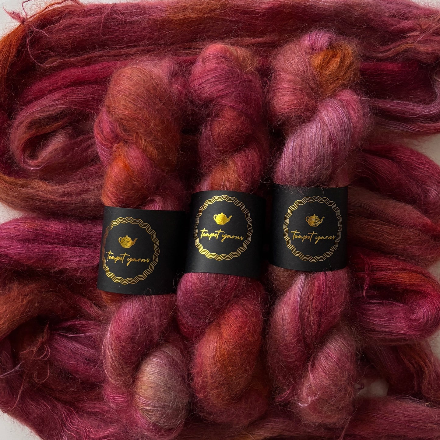 Mohair Silk Lace - Christmas Plum