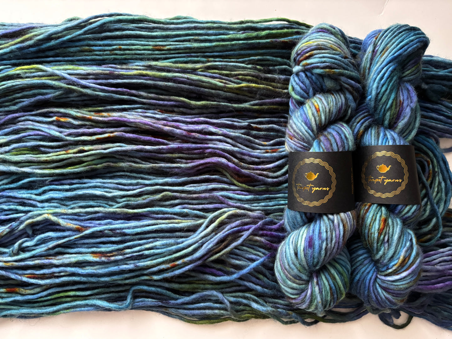Merino Chunky Singles - Paua
