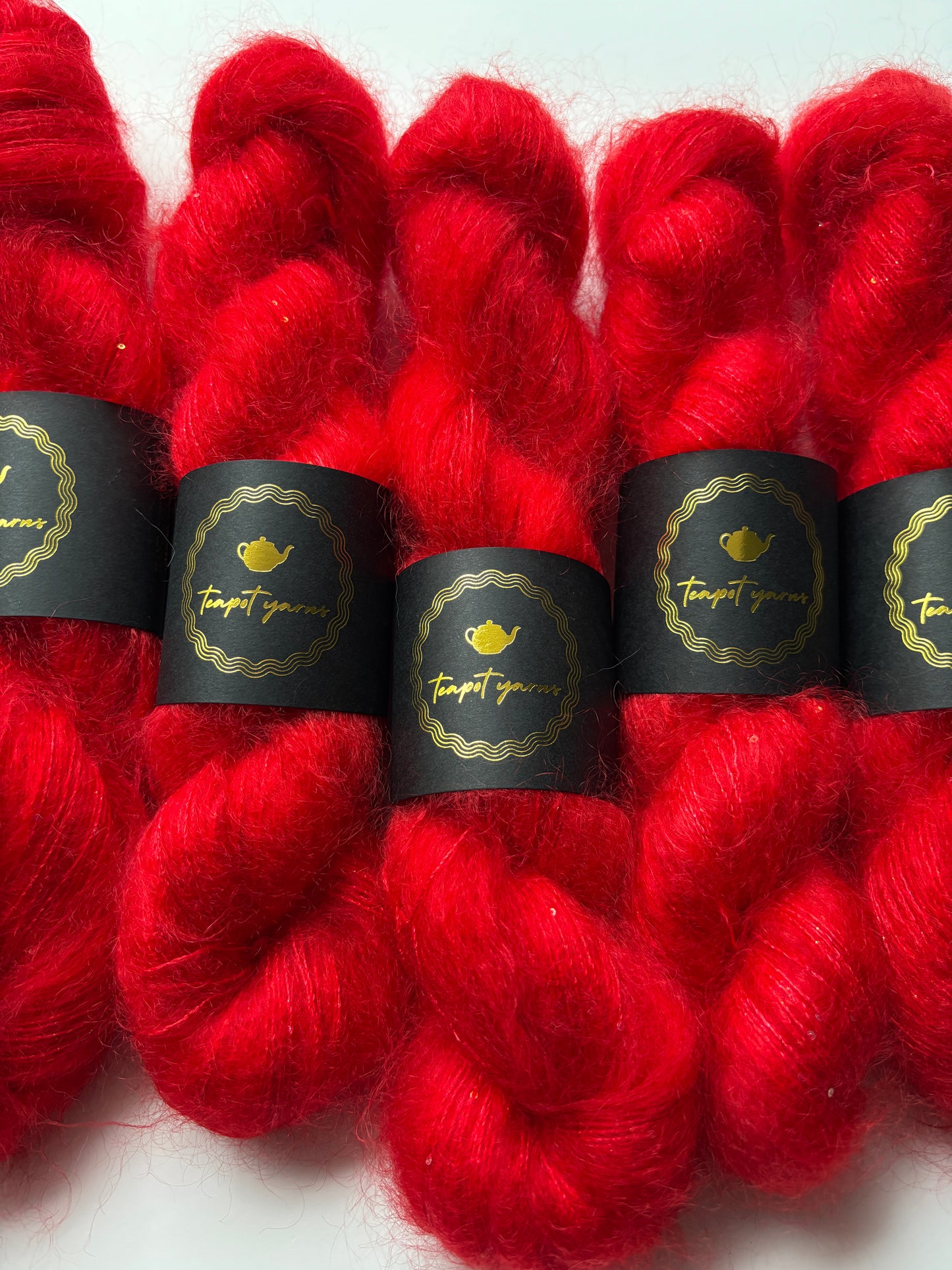 Mohair Silk Lace Sequins - Ruby Slippers