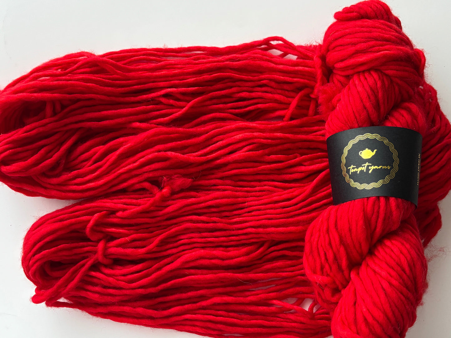 Merino Chunky Singles - Big Red