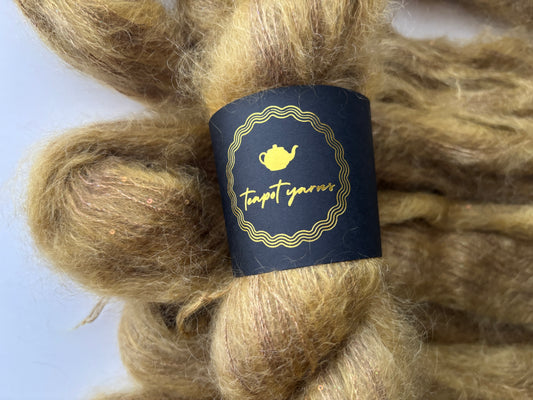 Mohair Silk Lace Sequins - Brass Monkey