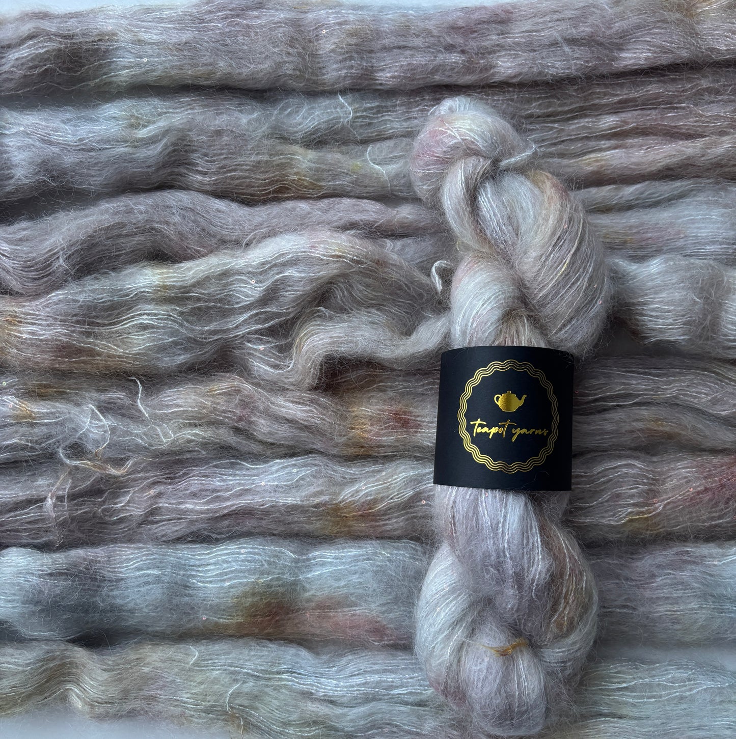 Mohair Silk Lace Sequins - Morning