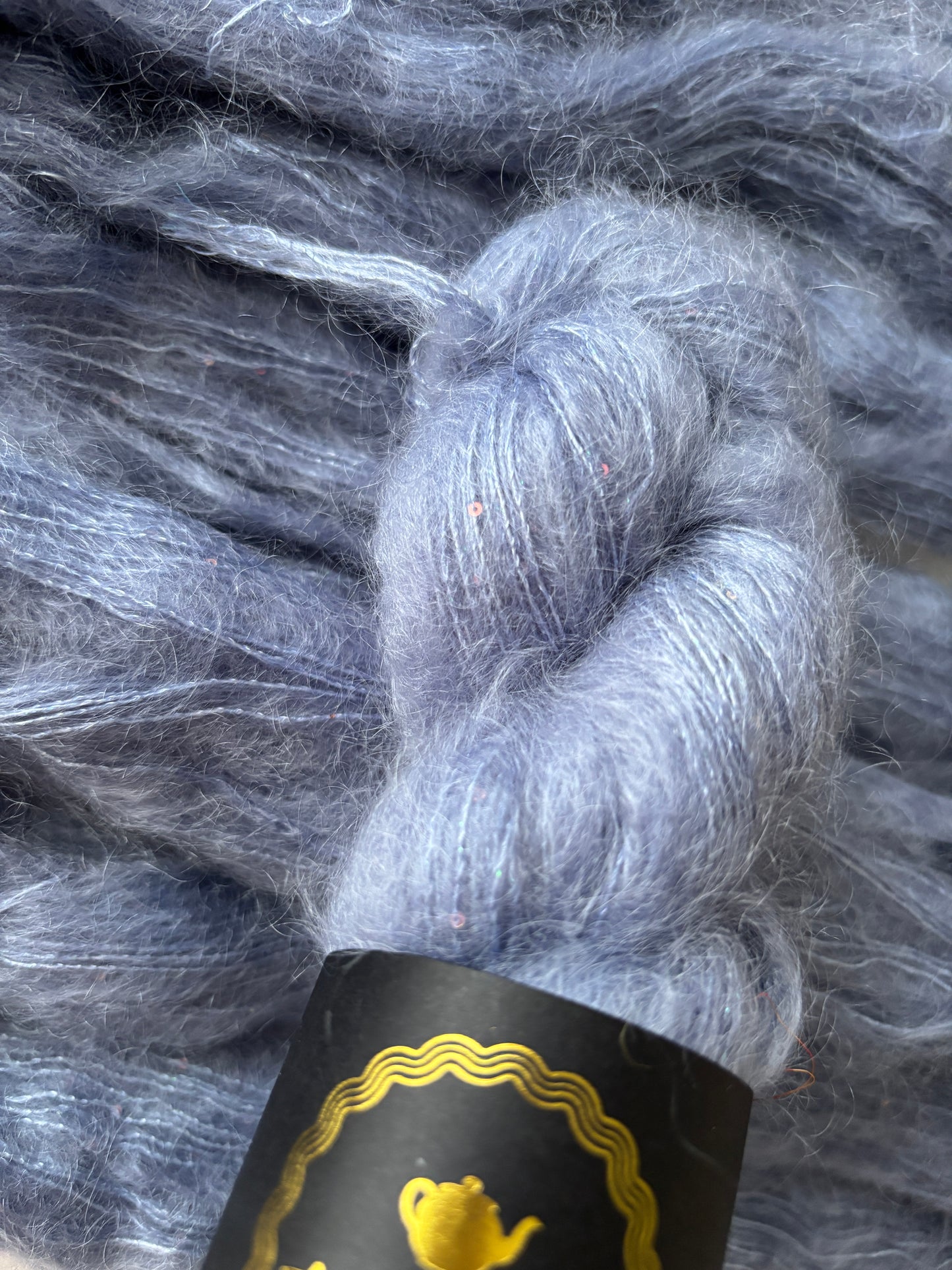 Mohair Silk Lace Sequins - Starry Night