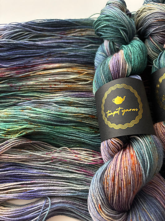 Merino 4ply Sock - Mermaid Pool