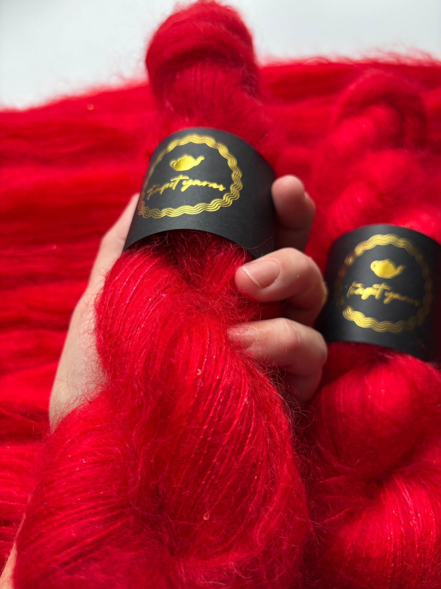 Mohair Silk Lace Sequins - Ruby Slippers