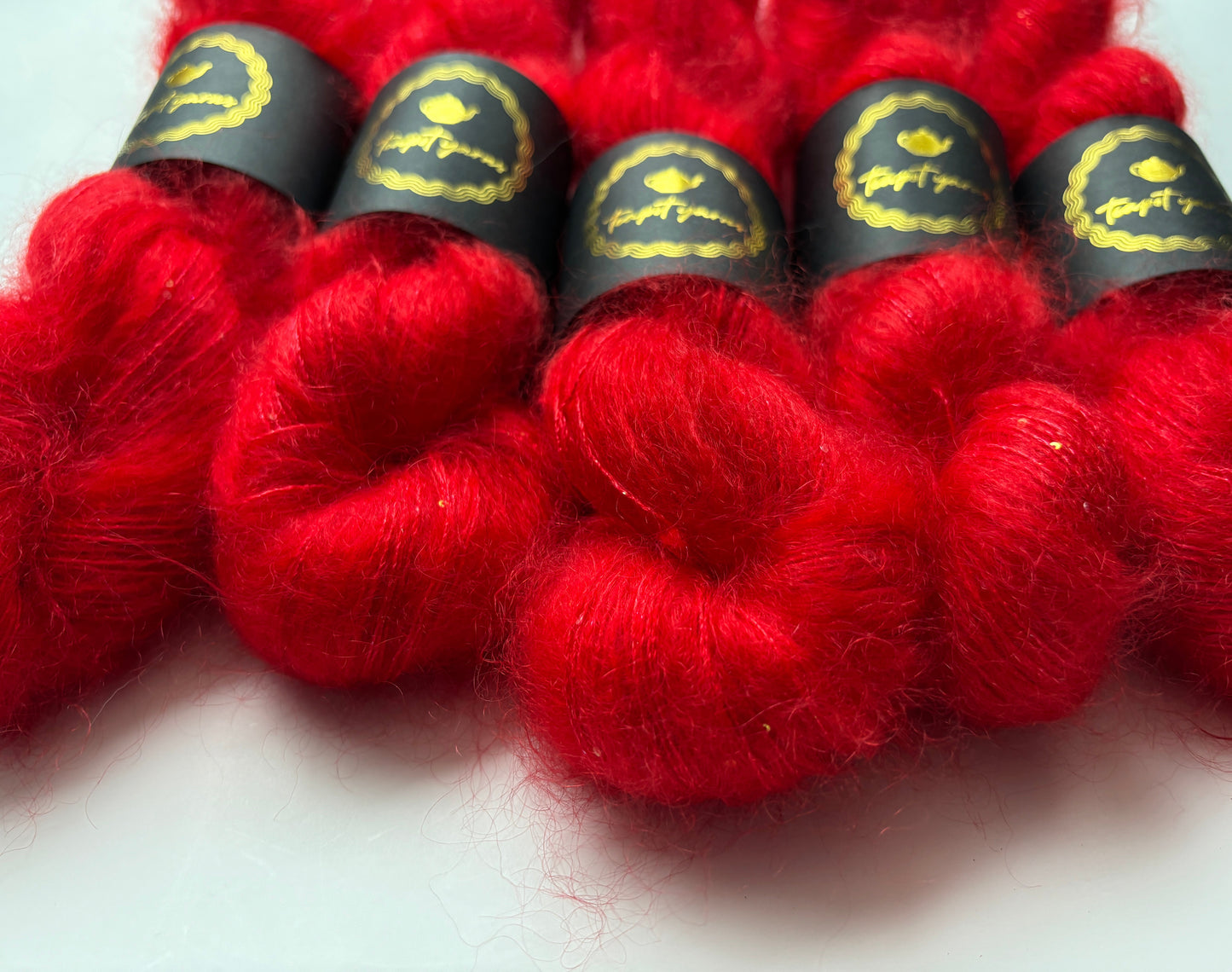 Mohair Silk Lace Sequins - Ruby Slippers