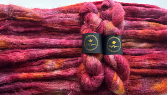 Mohair Silk Lace - Christmas Plum