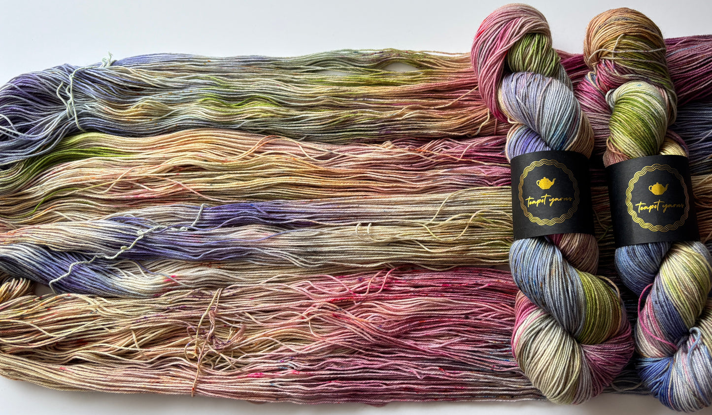 Merino 4ply Sock - Flower Garden