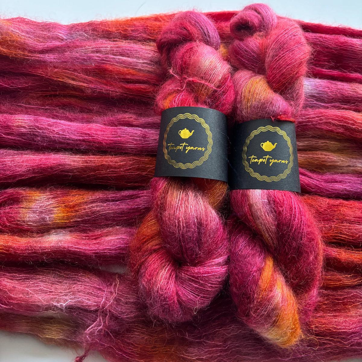 Mohair Silk Lace - Christmas Plum