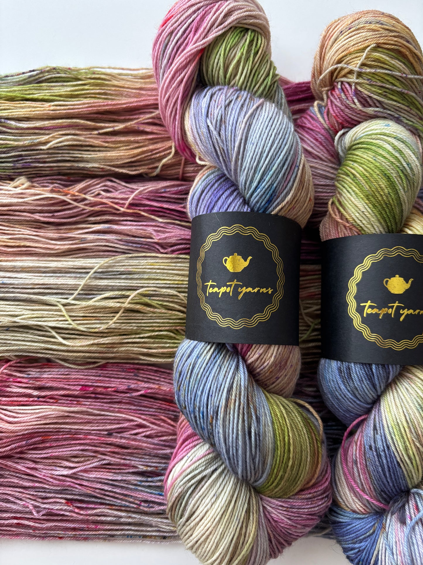 Merino 4ply Sock - Flower Garden