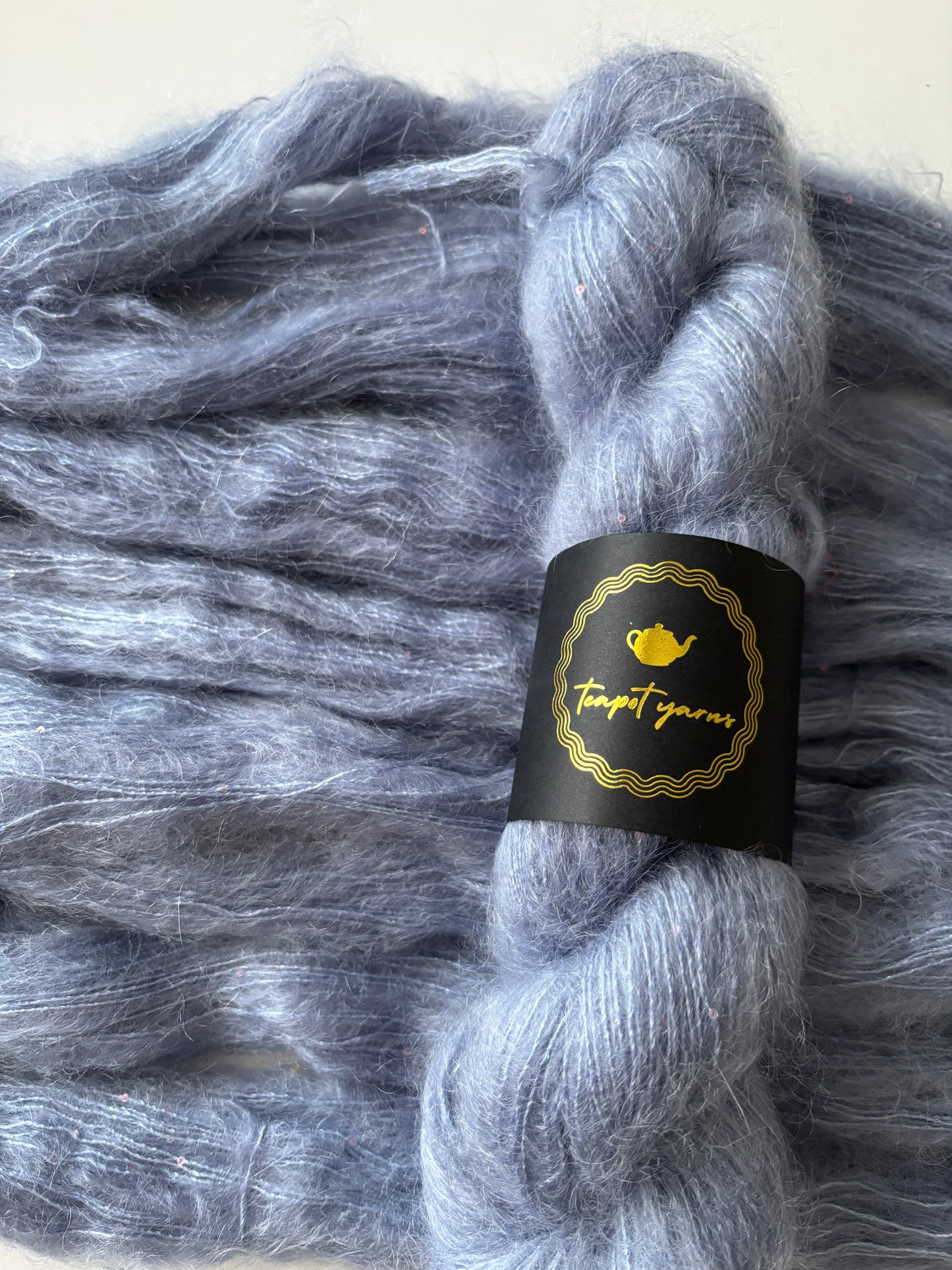 Mohair Silk Lace Sequins - Starry Night