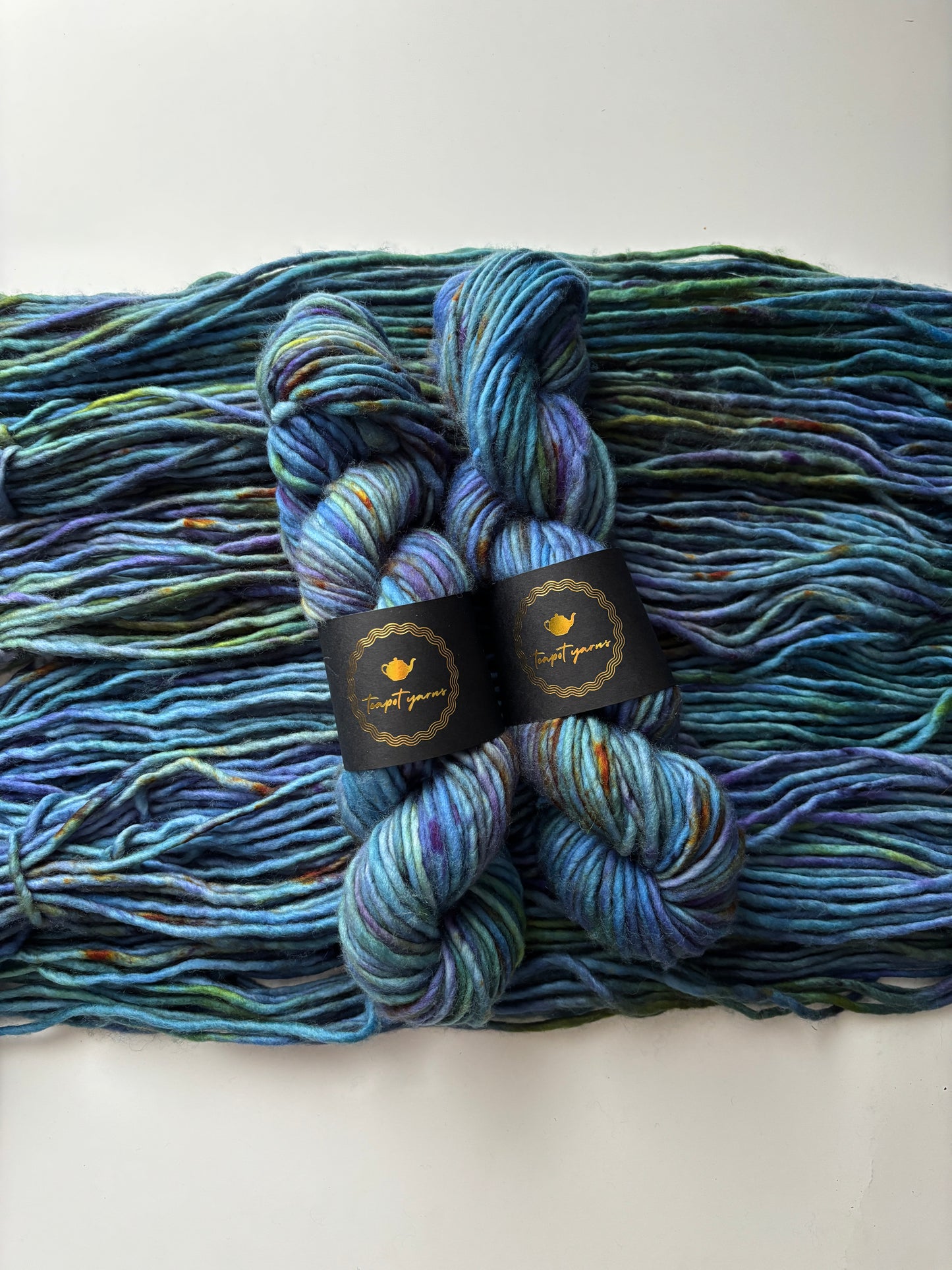 Merino Chunky Singles - Paua