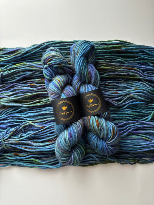 Merino Chunky Singles - Paua