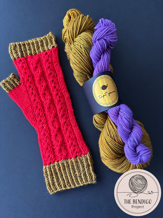 Sheep Show Mitts Kit - The Bendigo Project 2026