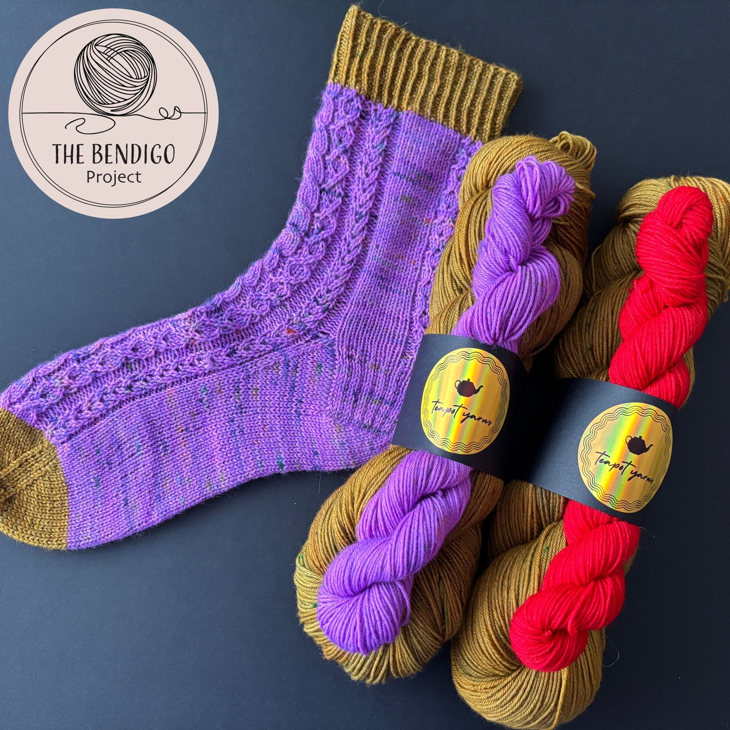 Sheep Show Socks Kit - The Bendigo Project 2026