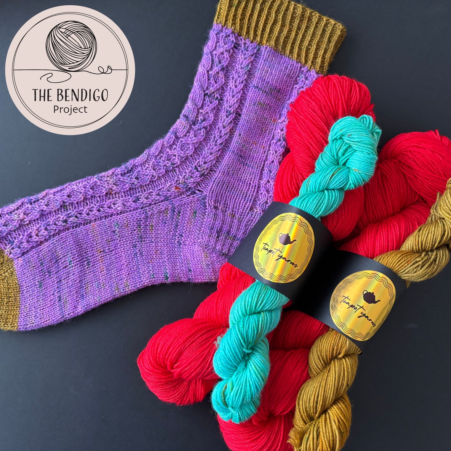 Sheep Show Socks Kit - The Bendigo Project 2026