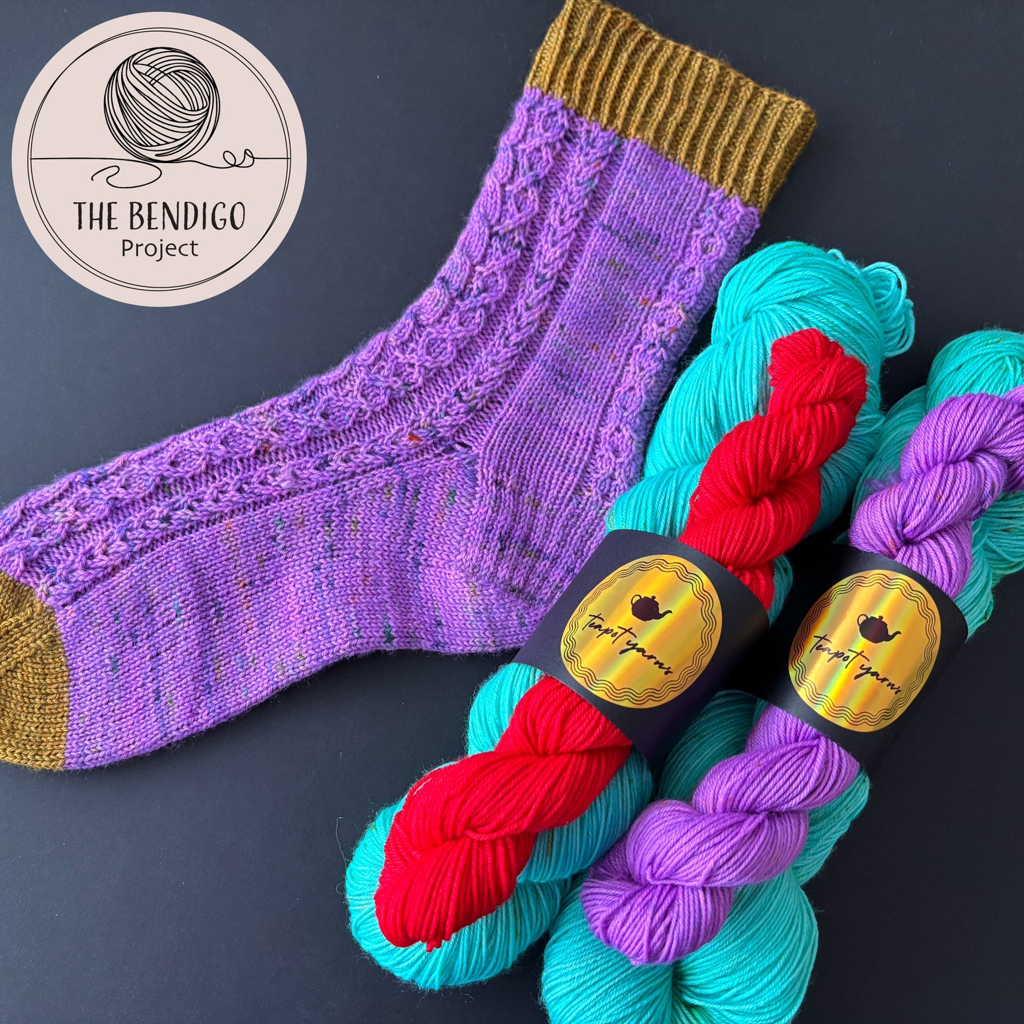 Sheep Show Socks Kit - The Bendigo Project 2026